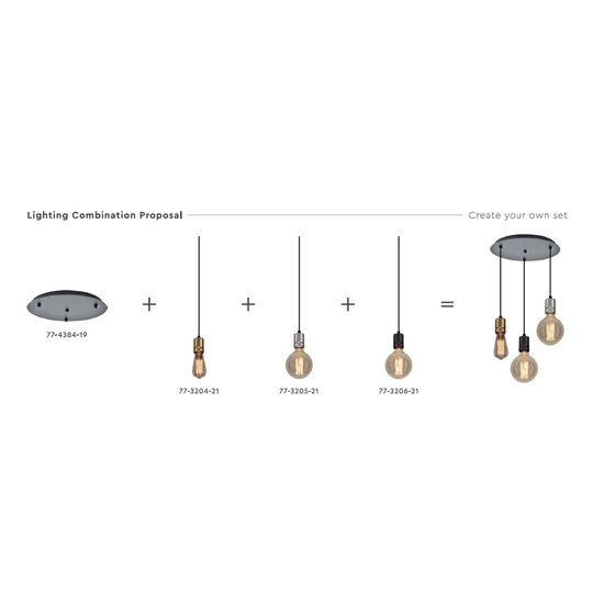Homelighting Beretta ART2000/1 - Stilvolle industrielle Pendelleuchte für jeden Raum