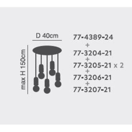 Homelighting Beretta ART2000/1 - Stijlvolle industriële hanglamp voor elke ruimte