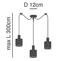 Homelighting Adept Tube SE21-BL-4-BL3-SH2 - Moderne Pendelleuchte für stilvolle Beleuchtung