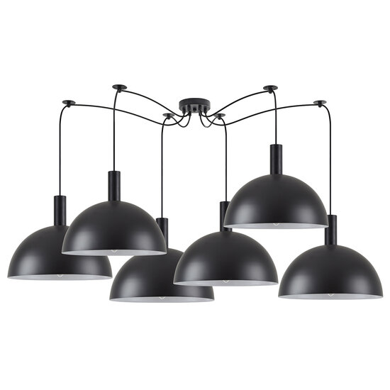 Homelighting Adept Tube SE21-BL-4-BL6-MS40 - Stylish industrial pendant lamp for any space