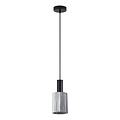Homelighting Adept Tube SE21-BL-4-GL1 - Lampe suspendue noire moderne pour un éclairage stylé