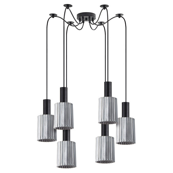 Homelighting Adept Tube SE21-BL-4-BL6-GL1 - Moderne Pendelleuchte für stilvolle Beleuchtung