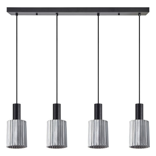 Homelighting Adept Tube SE21-BL-4-4BL-GL1 - Modern pendant lamp for stylish lighting