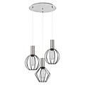 Homelighting Adept Flex SE21-NM-4-3BL-GR12 - Stylish industrial pendant lamp for any space