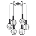 Homelighting Adept Flex SE21-BL-4-BL6-GR12 - Lampe suspendue industrielle élégante pour tous les espaces
