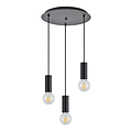 Homelighting Adept Flex SE21-BL-4-3BL-GR12 - Stylish industrial pendant lamp for any space