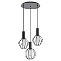 Homelighting Adept Flex SE21-BL-4-3BL-GR12 - Stijlvolle industriële hanglamp voor elke ruimte
