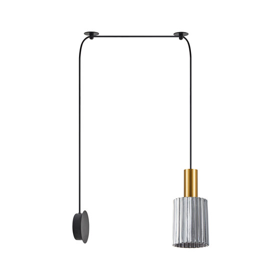 Homelighting Adept Tube SE21-GM-4-NM1W-GL1 - Modern wandlamp voor sfeervolle verlichting