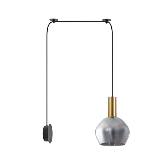 Homelighting Adept Tube SE21-GM-4-NM1W-GL2 - Applique murale moderne pour un éclairage élégant