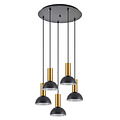 Homelighting Adept Tube SE21-GM-4-5BL-MS3 - Suspension moderne pour un éclairage élégant