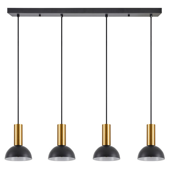 Homelighting Adept Tube SE21-GM-4-4BL-MS3 - Lampe suspendue moderne pour un éclairage élégant
