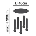 Homelighting Adept Tube SE21-NM-5-5NM - Modern design for any space