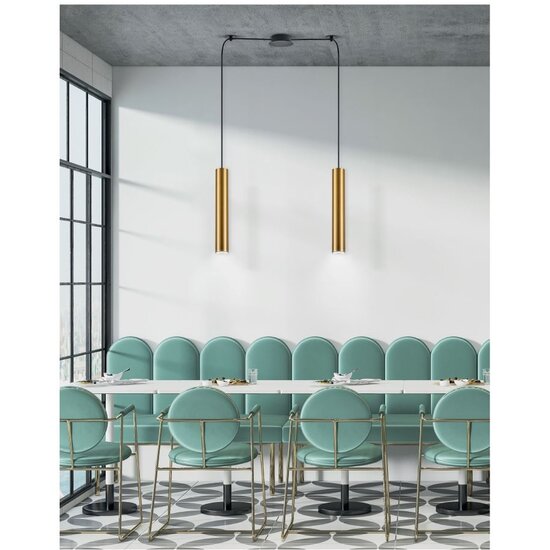 Homelighting Adept Tube SE21-GM-5-BL2 - Moderne Pendelleuchte für stilvolle Beleuchtung