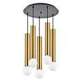 Homelighting Adept Tube SE21-GM-5-5BL - Moderne hanglamp voor sfeervolle verlichting