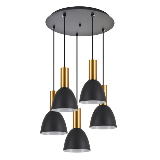 Homelighting Adept Tube SE21-GM-4-5BL-MS2 - Lampe suspendue moderne pour un éclairage élégant