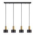 Homelighting Adept Tube SE21-GM-4-4BL-MS1 - Modern pendant lamp for stylish lighting