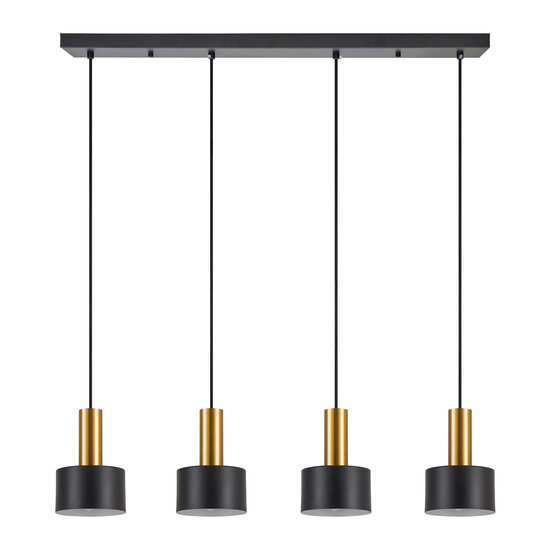 Homelighting Adept Tube SE21-GM-4-4BL-MS1 - Modern pendant lamp for stylish lighting