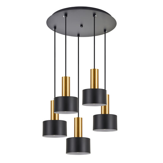 Homelighting Adept Tube SE21-GM-4-5BL-MS1 - Suspension moderne pour un éclairage élégant