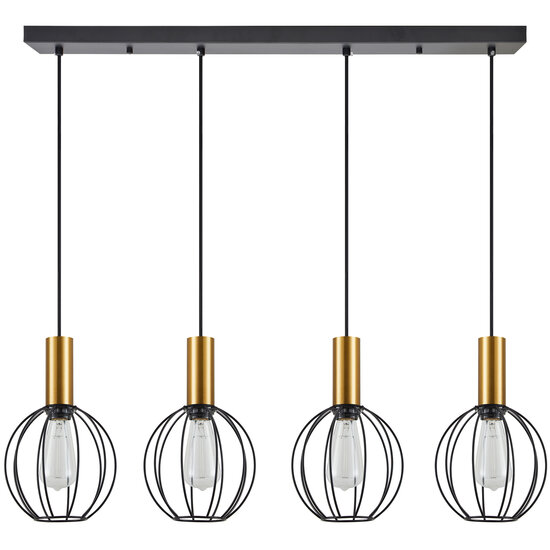 Homelighting Adept Tube SE21-GM-4-4BL-GR1 - Schaffen Sie eine industrielle Atmosphäre in Ihrem Raum