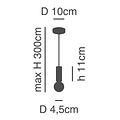 Homelighting Adept Tube SE21-GM-4-BL6-GR1 - Stilvolle industrielle Pendelleuchte für jeden Raum