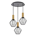 Homelighting Adept Tube SE21-GM-4-3BL-GR1 - Create an industrial atmosphere in your space