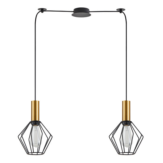 Homelighting Adept Tube SE21-GM-4-BL2-GR1 - Stylish industrial pendant lamp for any space