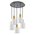 Homelighting Adept Tube SE21-GM-4-5BL-SH1 - Lámpara colgante moderna para una iluminación elegante