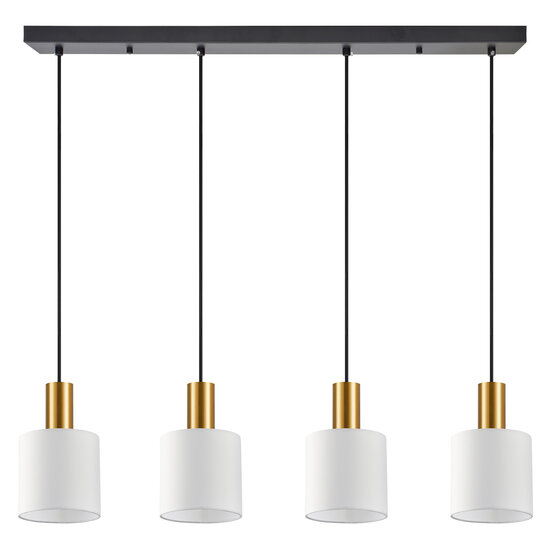 Homelighting Adept Tube SE21-GM-4-4BL-SH1 - Moderne hanglamp voor sfeervolle verlichting