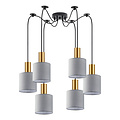 Homelighting Adept Tube SE21-GM-4-BL6-SH2 - Moderne Pendelleuchte für stilvolle Beleuchtung