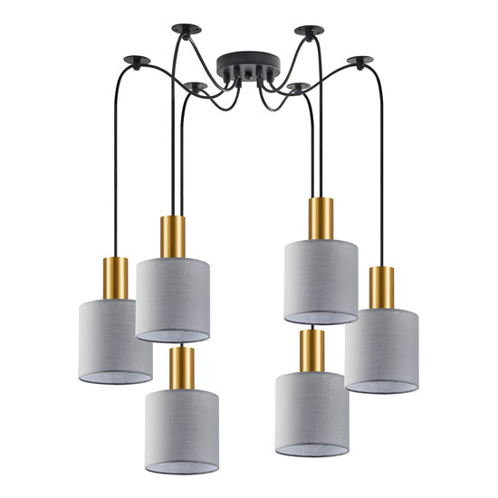 Homelighting Adept Tube SE21-GM-4-BL6-SH2 - Modern pendant lamp for stylish lighting