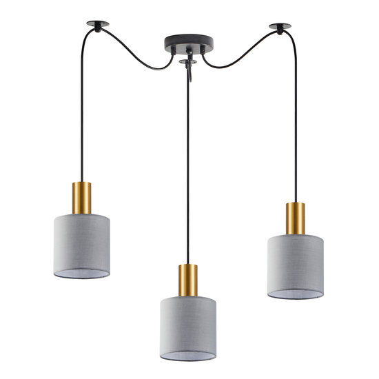 Homelighting Adept Tube SE21-GM-4-BL3-SH2 - Lámpara colgante moderna para una iluminación elegante