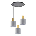 Homelighting Adept Tube SE21-GM-4-3BL-SH2 - Suspension moderne pour un éclairage élégant