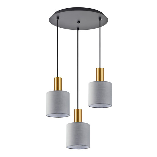 Homelighting Adept Tube SE21-GM-4-3BL-SH2 - Lámpara colgante moderna para iluminación elegante