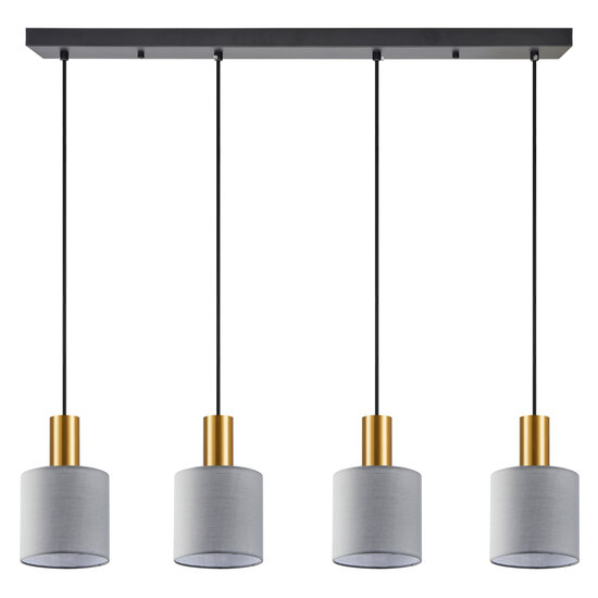 Homelighting Adept Tube SE21-GM-4-4BL-SH2 - Suspension moderne pour un éclairage élégant