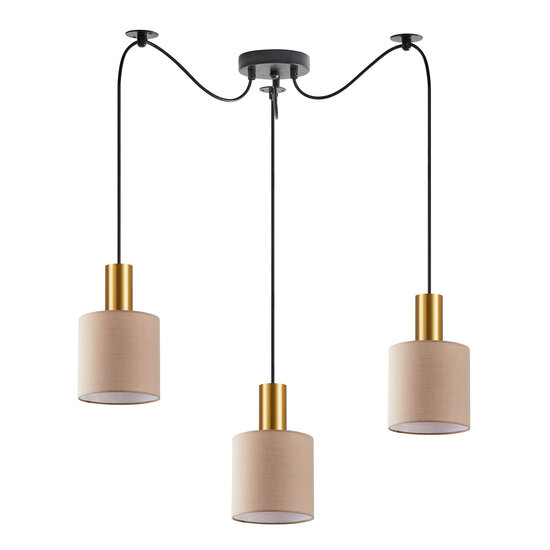 Homelighting Adept Tube SE21-GM-4-BL3-SH3 - Moderne Pendelleuchte für jeden Raum