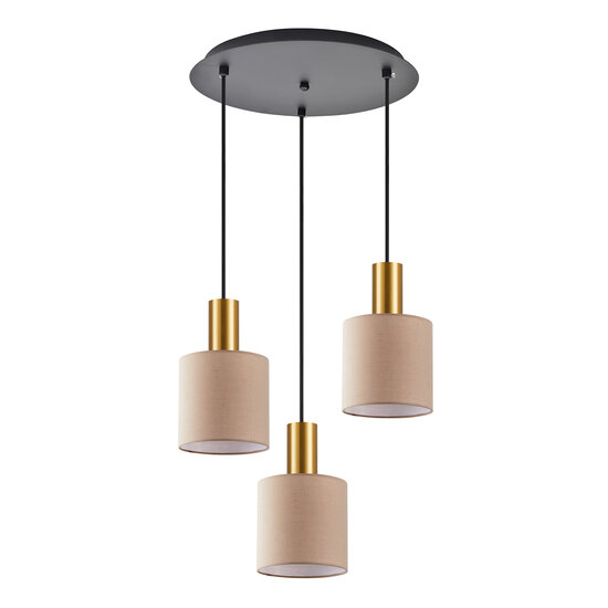 Homelighting Adept Tube SE21-GM-4-3BL-SH3 - Lámpara colgante moderna para una iluminación elegante