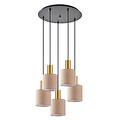 Homelighting Adept Tube SE21-GM-4-5BL-SH3 - Lampe suspendue moderne pour intérieurs élégants
