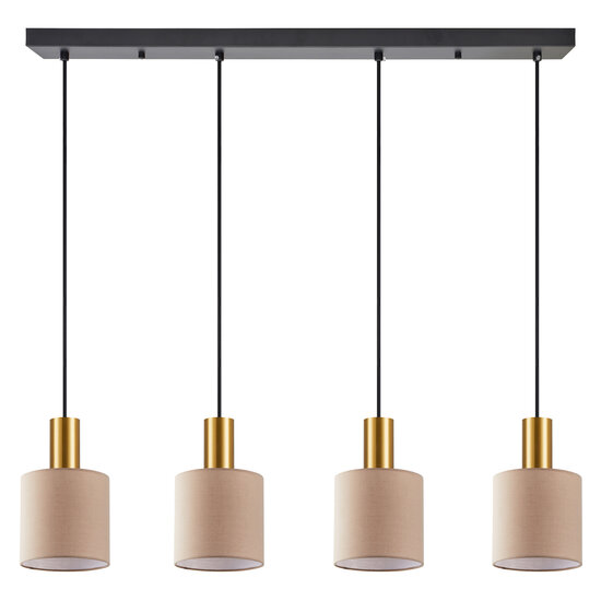 Homelighting Adept Tube SE21-GM-4-4BL-SH3 - Moderne Pendelleuchte für stilvolle Beleuchtung