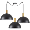 Homelighting Adept Tube SE21-GM-4-BL3-MS40 - Stilvolle industrielle Pendelleuchte