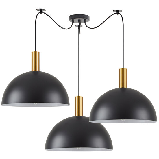 Homelighting Adept Tube SE21-GM-4-BL3-MS40 - Lampe suspendue industrielle élégante