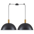 Homelighting Adept Tube SE21-GM-4-BL2-MS50 - Lámpara colgante industrial elegante