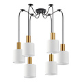 Homelighting Adept Tube SE21-GM-4-BL6-SH1 - Moderne hanglamp voor sfeervolle verlichting