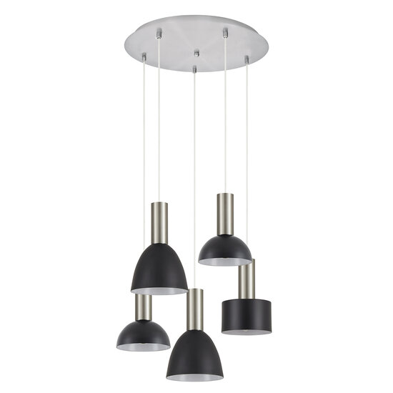Homelighting Adept Flex SE21-NM-4-5BL-MS123 - Moderne Pendelleuchte für stilvolle Beleuchtung