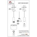 Homelighting Adept Tube SE21-NM-4-MS1 - Modern pendant lamp for stylish lighting