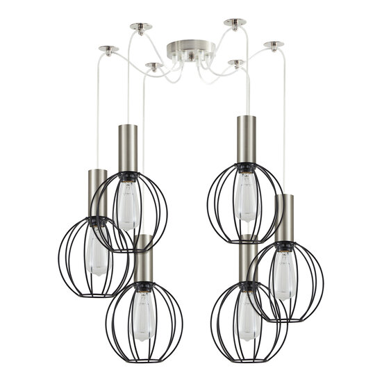 Homelighting Adept Tube SE21-NM-4-NM6-GR2 - Create an industrial atmosphere in your space
