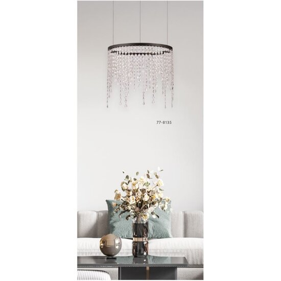 Homelighting Crescendo SE LED 80 - Modern pendant lamp with crystal