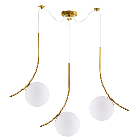 Homelighting Sceptre SE21-GM3-45 - Suspension dorée moderne pour un éclairage élégant