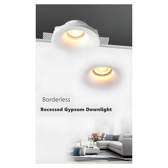 Homelighting Yeso SE-SPG-DL-WH - Modern gypsum recessed downlight for stylish lighting