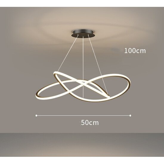 Homelighting Anita SE LED 60 - Lámpara colgante moderna con función de memoria 3CCT