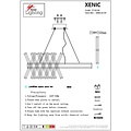 Homelighting Xenic M6614-SR - Gouden hanglamp voor een stijlvolle ambiance